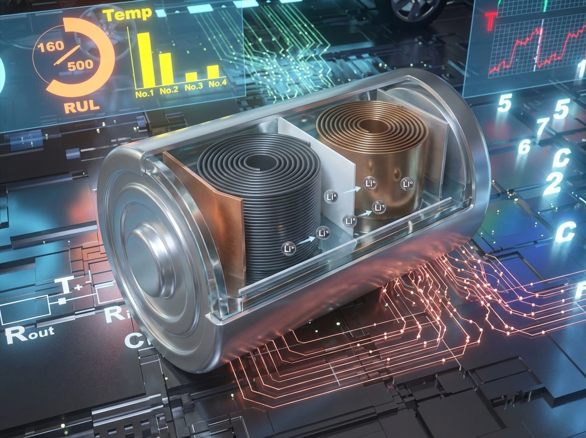 리튬이온 배터리 구조도